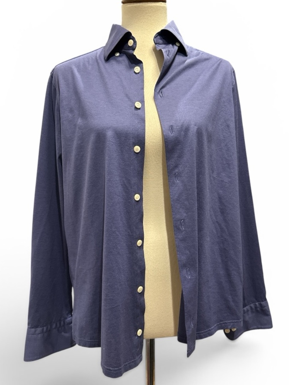 Eton Men's Casual Button-Down Shirt in Slate Blue #584